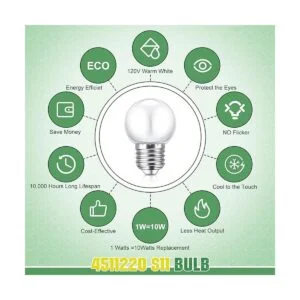 Bombilla LED de noche de 1 vatio de baja potencia_4