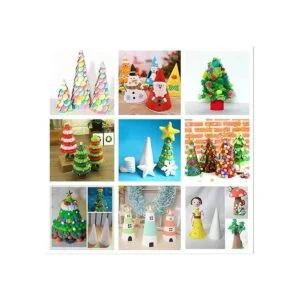 Crafjie Conos de espuma para manualidades y manualidades_3