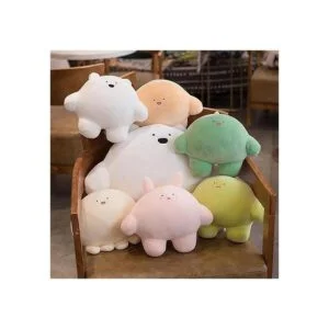 Almohada linda de felpa de peluche de animales de peluche_5