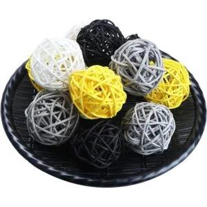 STMK 24 bolas de ratán de 2 pulgadas bolas de mimbre_5