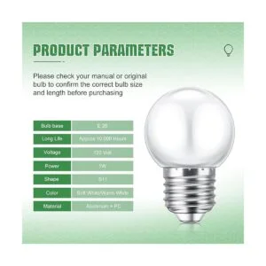 Bombilla LED de noche de 1 vatio de baja potencia_3