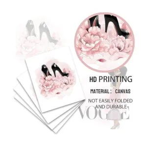 Arte de pared afroamericano de niña negra lienzo de_5