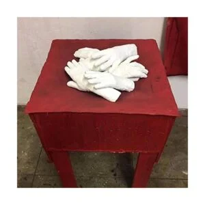 Rollos de vendajes de gasa de tela de yeso blanco para_2