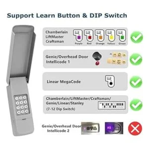 Teclado universal de puerta de garaje para_2