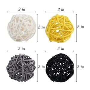 STMK 24 bolas de ratán de 2 pulgadas bolas de mimbre_2