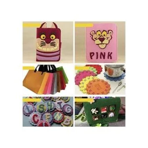 YYCRAFT Craft Hojas de fieltro suave de 9 x 12 pulgadas_3