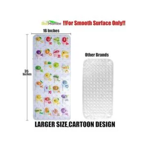 BEEHOMEE Alfombrillas de baño para bañera infantil_4