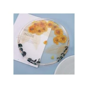 Artibetter 1 pieza 10 pulgadas redondo posavasos silicona_4