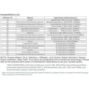 Teclado universal de puerta de garaje para_3