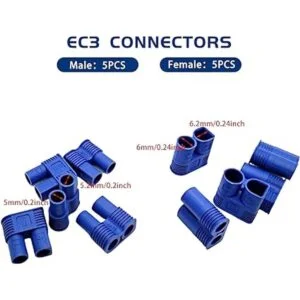 HOPLEX TPlug XT60 EC3 Conectores adaptador macho y hembra_5