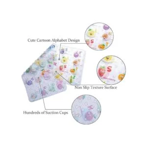 BEEHOMEE Alfombrillas de baño para bañera infantil_5