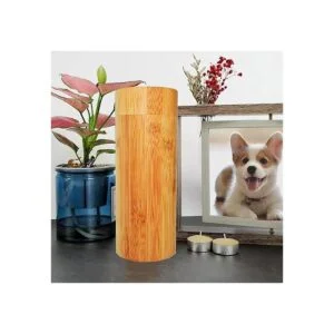 Dnoifne Tubo de urna dispersa de bambú urnas de recuerdo_3