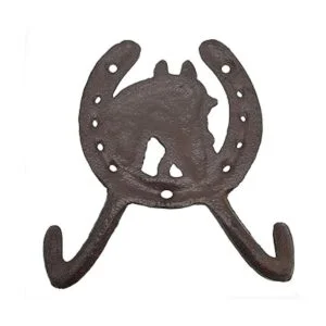 RONYOUNG 2 ganchos de pared de hierro fundido de 4.5 in_4