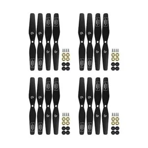 16 piezas de hélice negro para SJRC S20W S30W T18 H301S_1