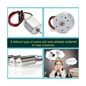 STEM Juego de 4 motores solares modelo de madera_2