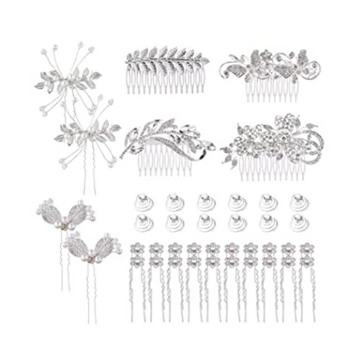 Cinaci Paquete de 40 peines laterales para el pelo_1