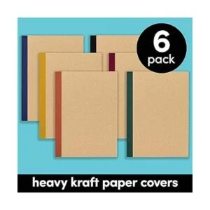 PAPERAGE Paquete de 6 diarios de composición cubierta de_3