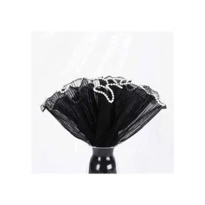 Ramo de papel de malla de envoltura de flores frescas_2