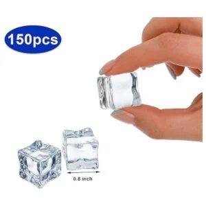 Hacaroa Paquete de 150 cubos de hielo falsos_2