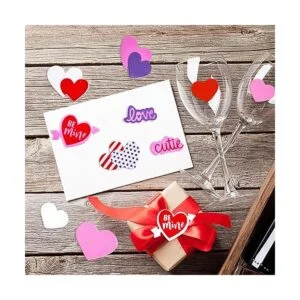 Coopay 900 unidades de corazones de espuma para San_5
