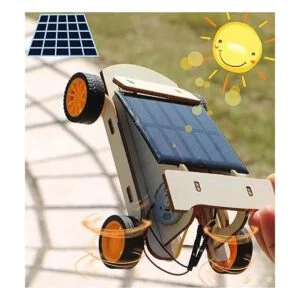 STEM Juego de 4 motores solares modelo de madera_5