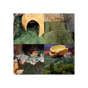 kathson 2 PCS Reptile Carpet Mat Terrarium Bedding_6