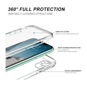 SURITCH Funda transparente compatible con iPhone 11_2