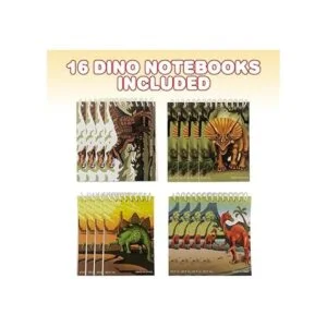 ArtCreativity Mini cuadernos de dinosaurio paquete de 16_2