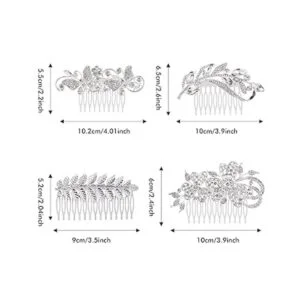 Cinaci Paquete de 40 peines laterales para el pelo_5