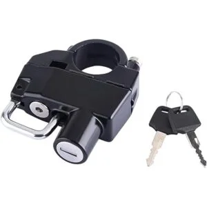 Cerradura de casco de motocicleta antirrobo bloqueo de_1