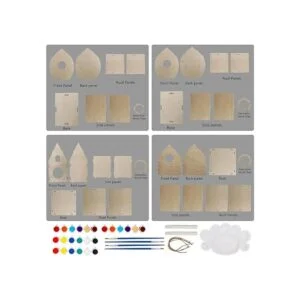 Glintoper Juguetes de madera para manualidades de arte_3