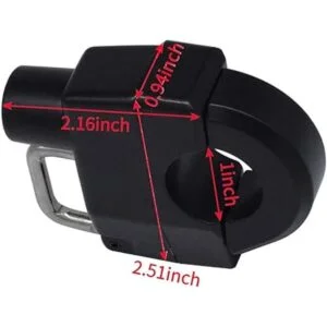 Cerradura de casco de motocicleta antirrobo bloqueo de_4