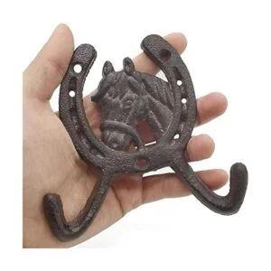 RONYOUNG 2 ganchos de pared de hierro fundido de 4.5 in_2