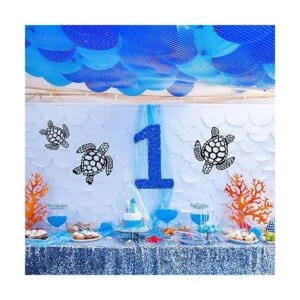 3 piezas de tortuga marina decoración de metal de tortuga_4