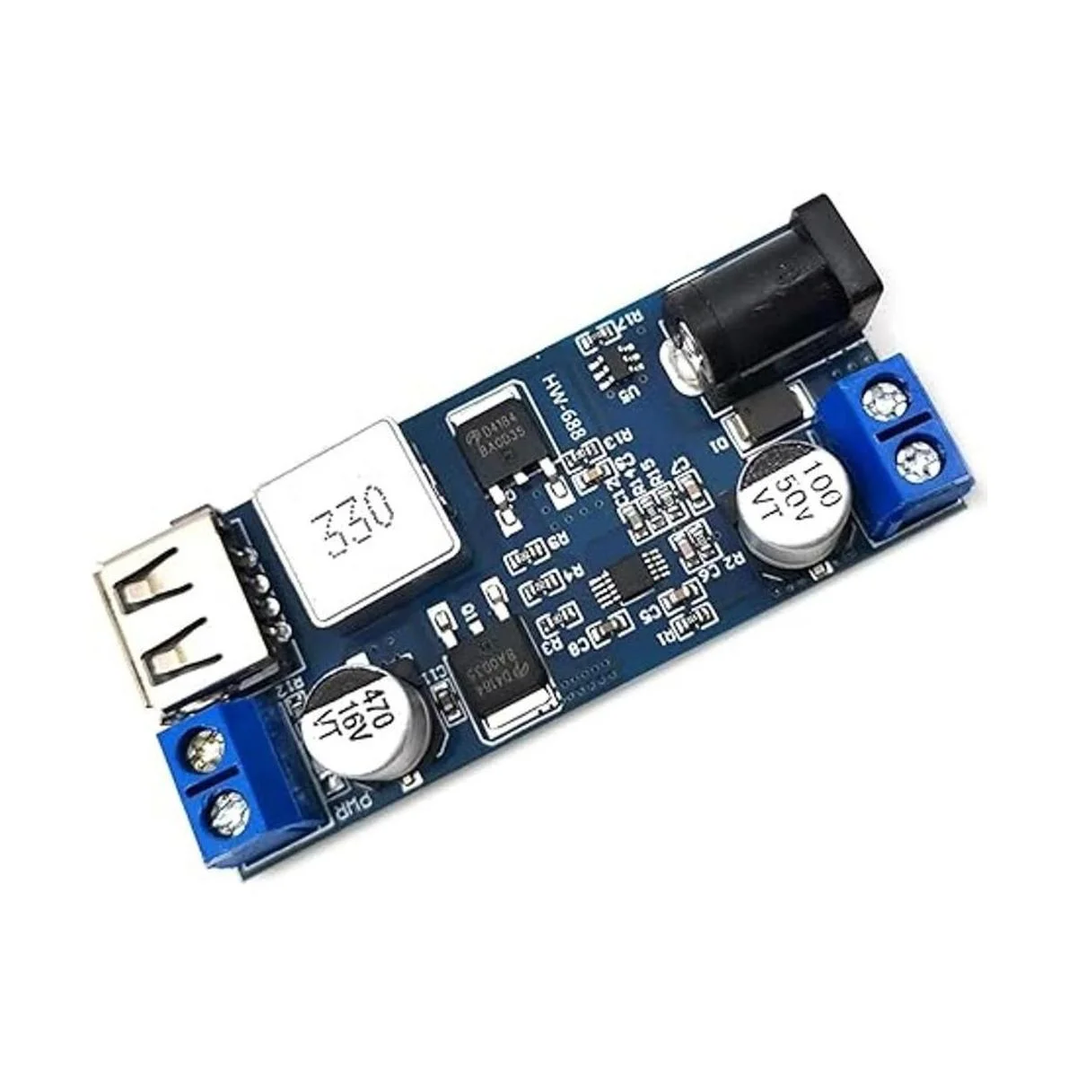 DEVMO 2 unidades de 12 V a 5 V 5 A convertidor de fuente_4