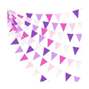 Banderín de tela de bandera triangular de 32 pies color_1