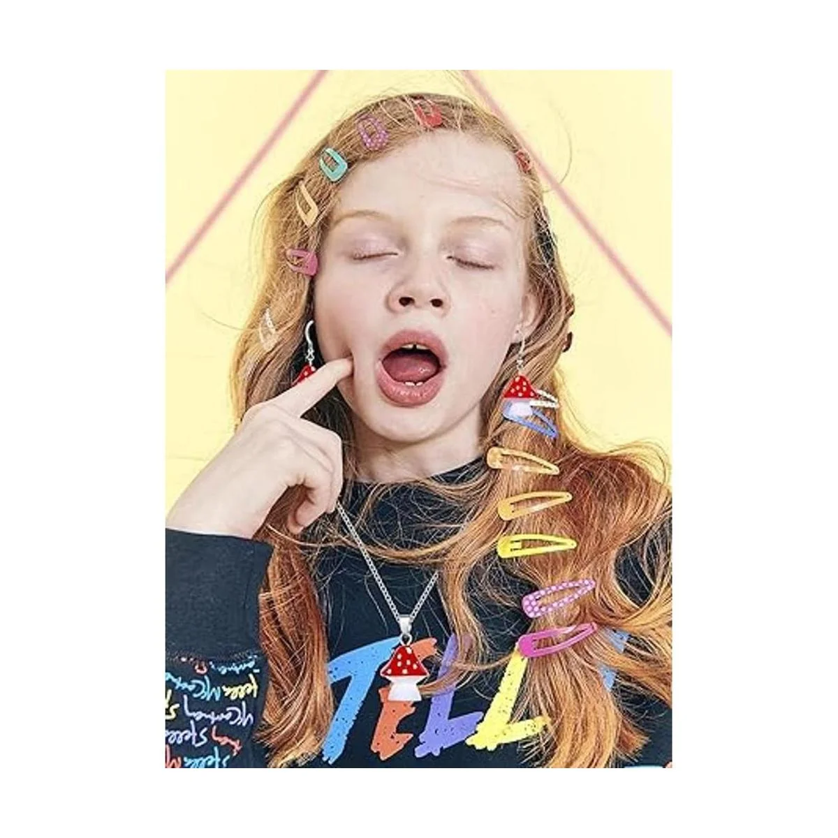 HSWE Juego de 263 pulseras con dije colorido oso de_4