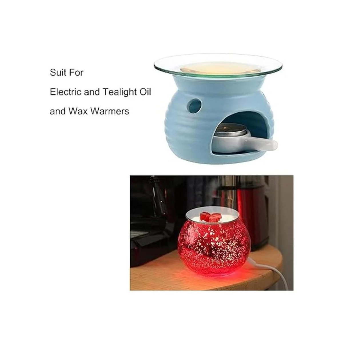 JUXYES Paquete de 5 platos de repuesto para calentador de_5