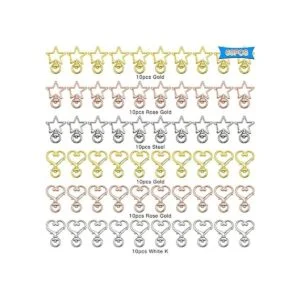 60 cierres giratorios de metal para garra de langosta_2