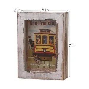 BECTSBEFF Marco de caja de sombra de 5 x 7 pulgadas área_5