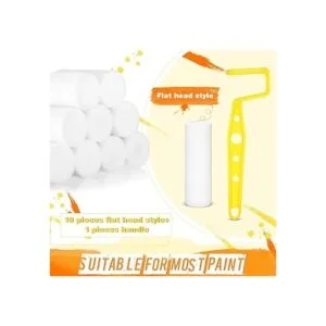 Rodillo de pintura de espuma de 3.0 in con 10 piezas de_2