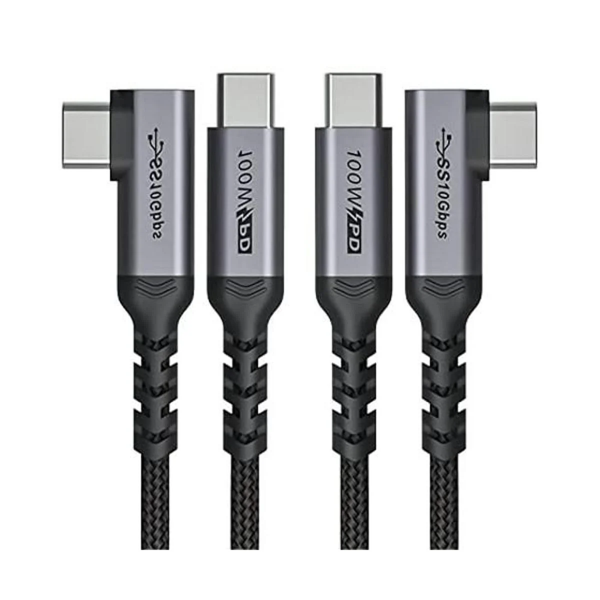 SUMPK Cable USB C a USB C de 100 W paquete de 2 unidades_1