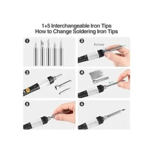 Kit de soldador de soldadura con temperatura_5