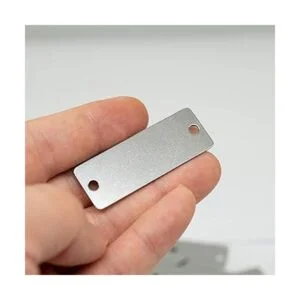 StayMax Paquete de 25 etiquetas en blanco de acero_3