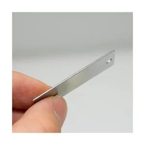 StayMax Paquete de 25 etiquetas en blanco de acero_4