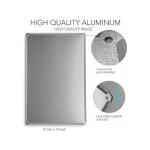 Cartel de metal para perro con texto en inglés Great Dane_5