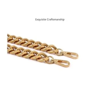Cadena de metal grande y gruesa de 25 pulgadas correa de_4