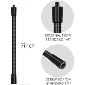 Cuello de cisne 5.7 pulgadas flexible metal cuello de_2