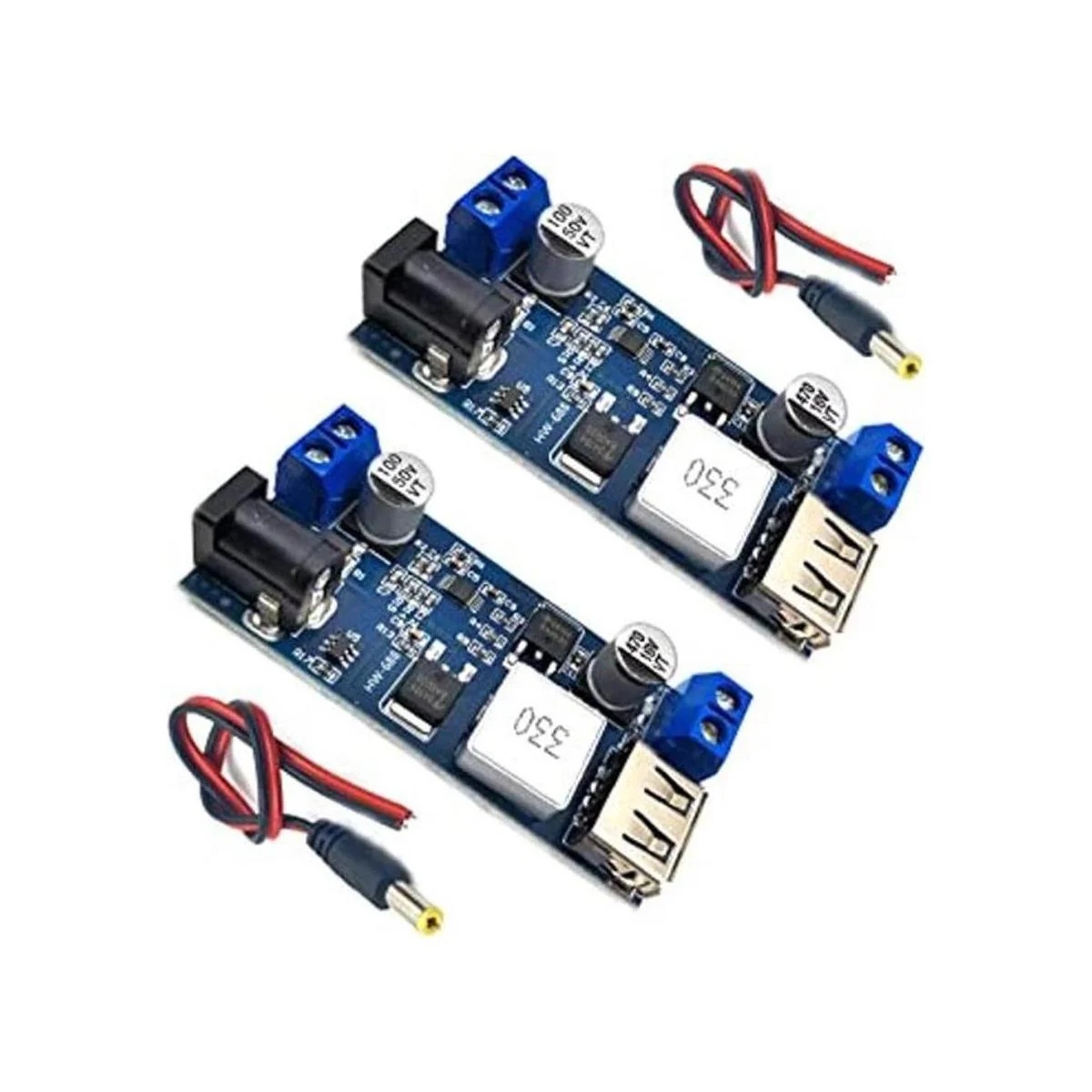 DEVMO 2 unidades de 12 V a 5 V 5 A convertidor de fuente_1