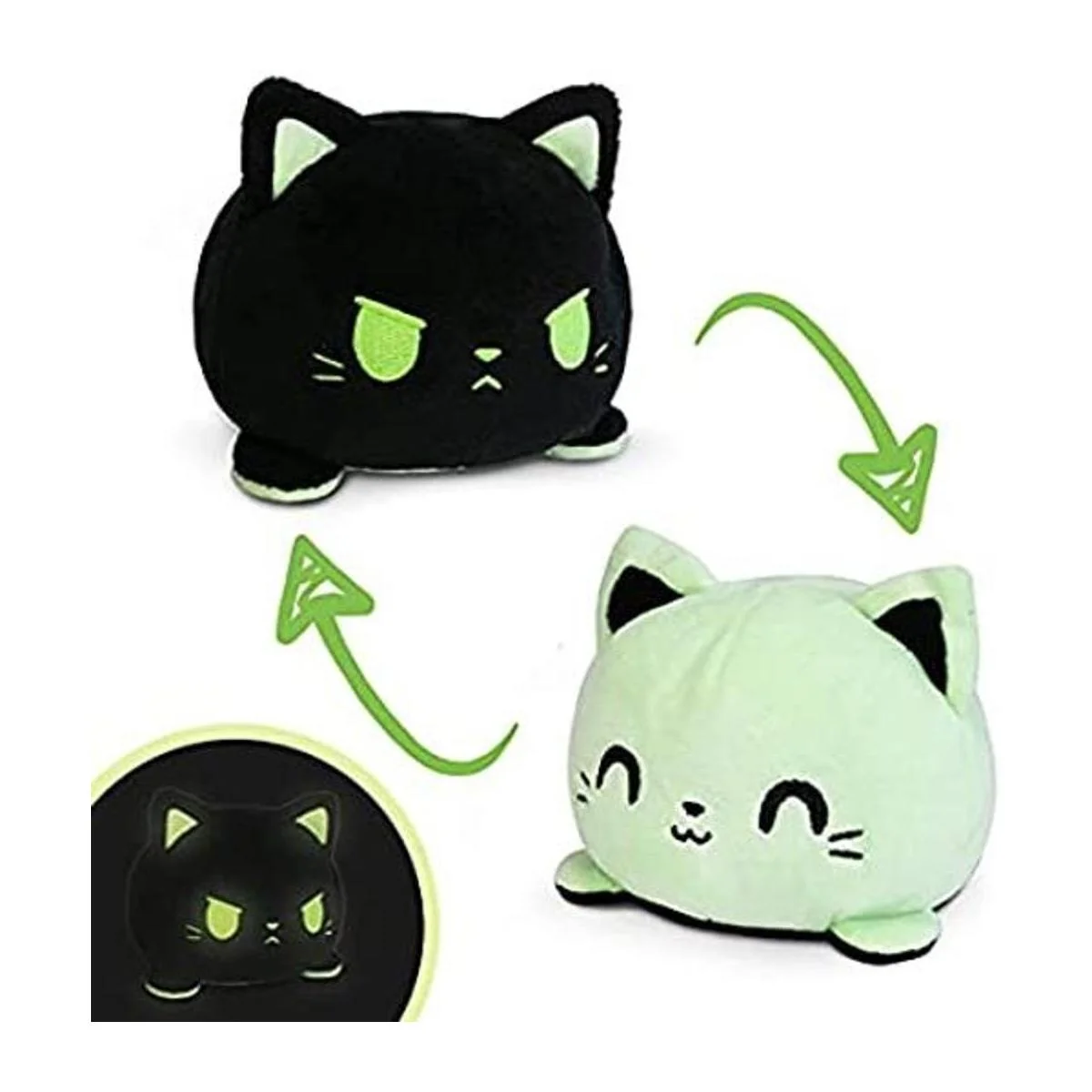 TeeTurtle El peluche reversible original de gato juguete_1